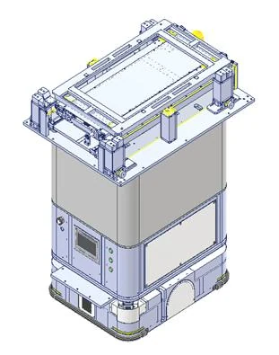 제품 적재 AGV 3D 모델